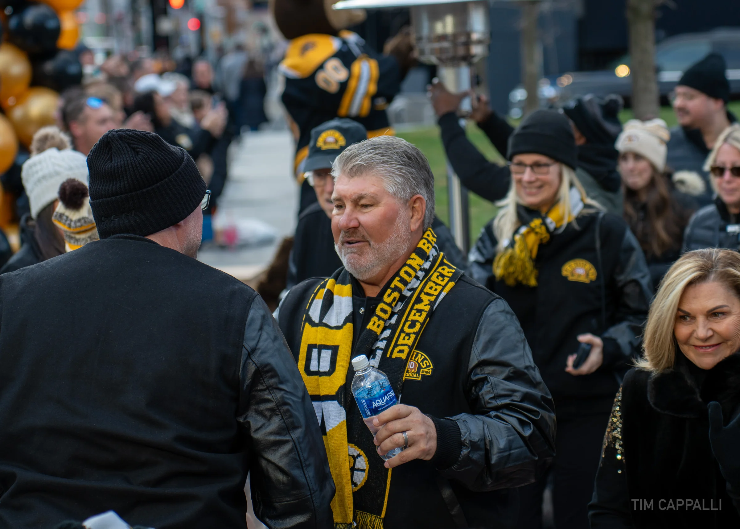 Bruins Centennial Legacy Monument Unveiling Ceremony